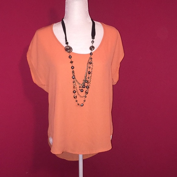 Body Central Tops - 🦥🦥🦥 Orange Blouse